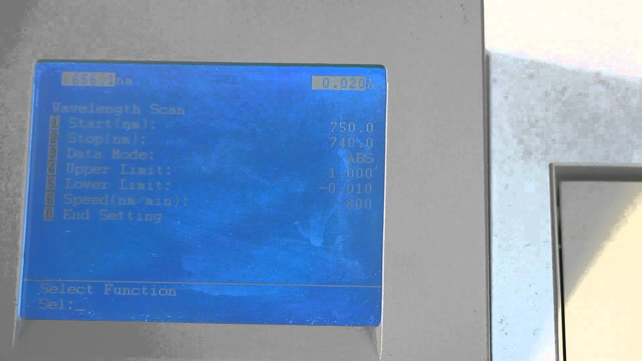 Hitachi Spectrophotometer 2