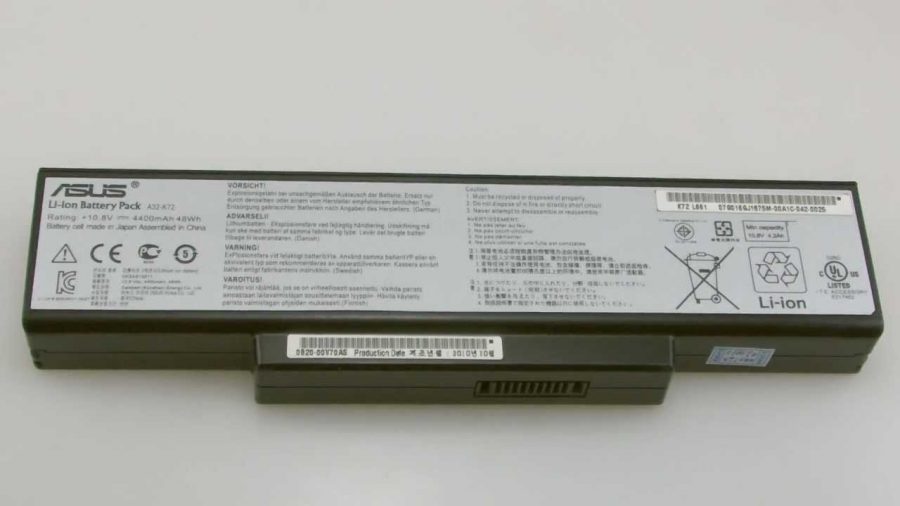 Asus Li Ion Battery Pack A42 M70 5200Mah 1
